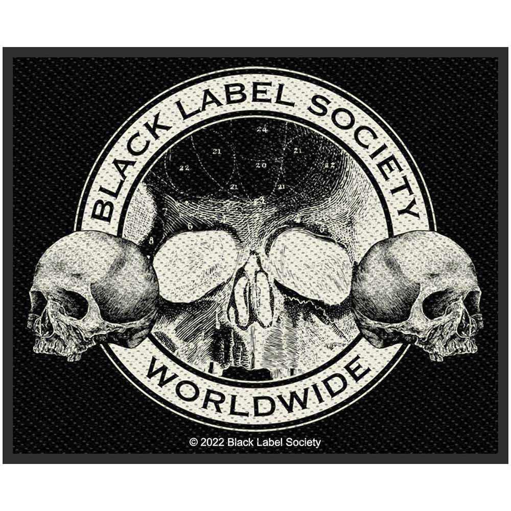 Black Label Society - Skulls Patch - Black